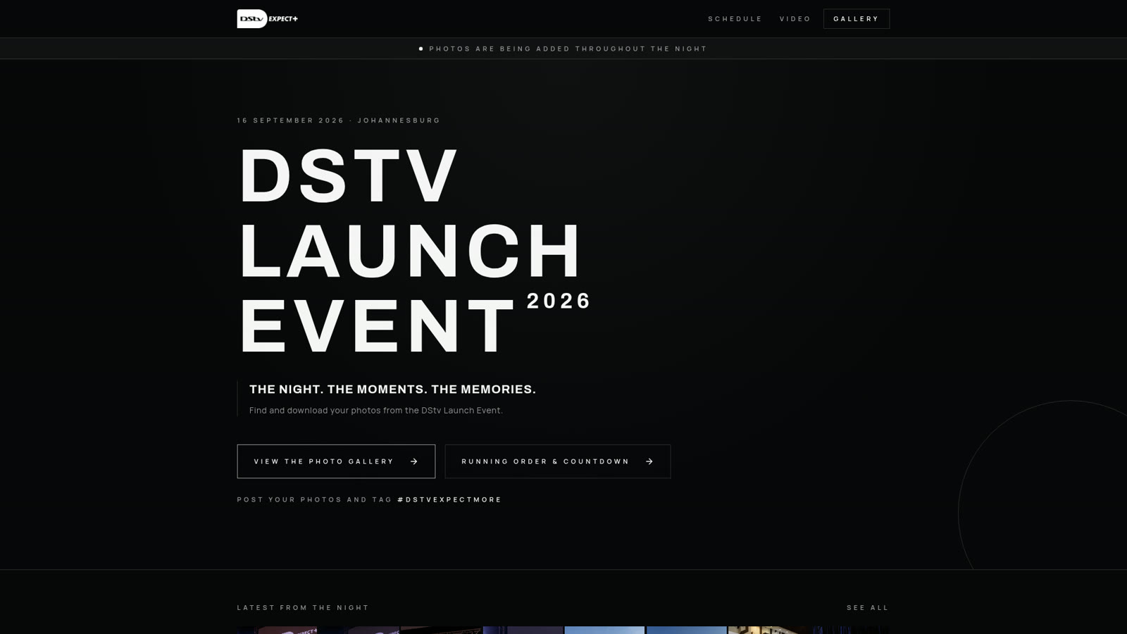 DStv Expect+ Launch Event screenshot